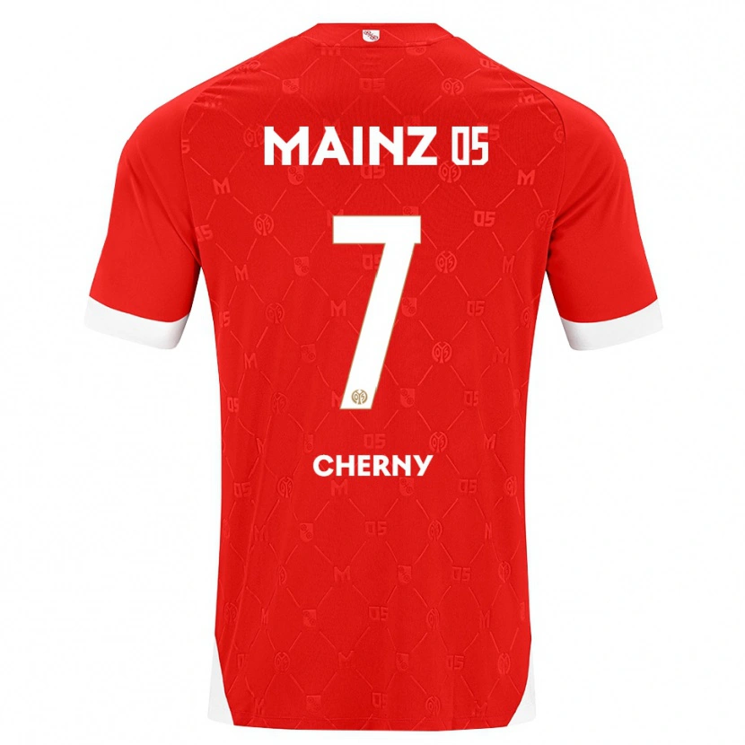 Danxen Mujer Camiseta Nick Cherny #7 Rojo Blanco 1ª Equipación 2026/27 La Camisa