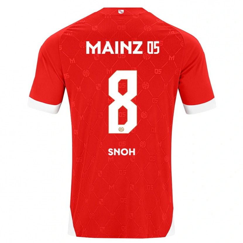 Danxen Mujer Camiseta Denton Snoh #8 Rojo Blanco 1ª Equipación 2026/27 La Camisa