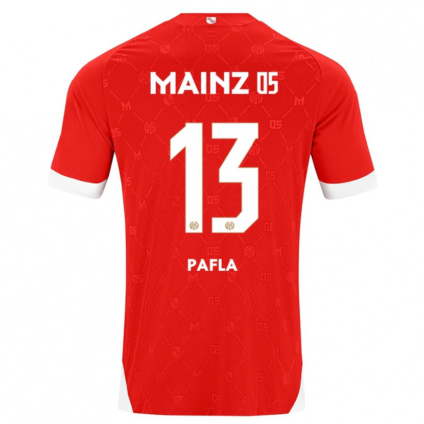Danxen Mujer Camiseta Noel Pafla #13 Rojo Blanco 1ª Equipación 2026/27 La Camisa
