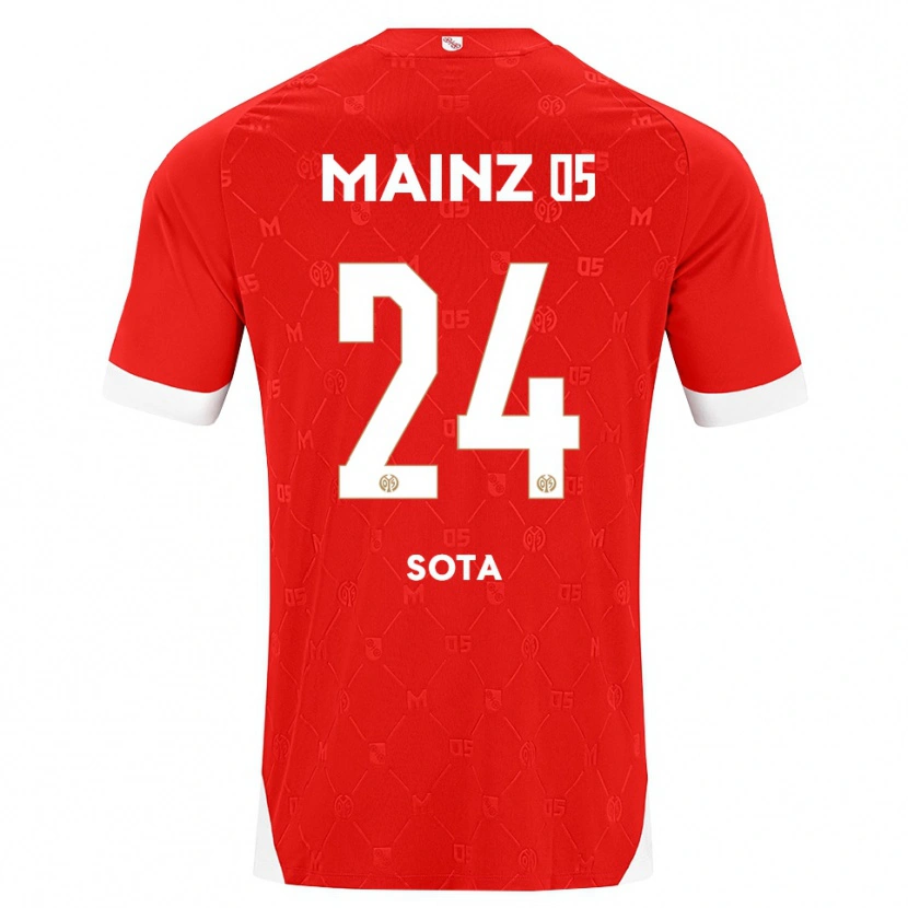 Danxen Mujer Camiseta Sota Kawasaki #24 Rojo Blanco 1ª Equipación 2026/27 La Camisa