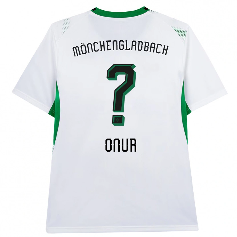 Danxen Mujer Camiseta Hasan Onur #0 Blanco Negro Verde 1ª Equipación 2026/27 La Camisa