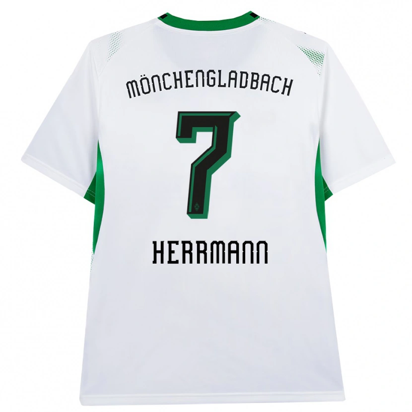 Danxen Mujer Camiseta Patrick Herrmann #7 Blanco Negro Verde 1ª Equipación 2026/27 La Camisa