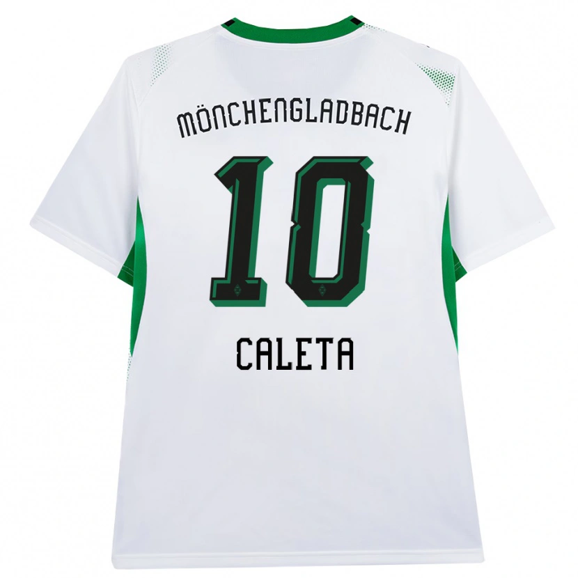 Danxen Mujer Camiseta Ivan Caleta #10 Blanco Negro Verde 1ª Equipación 2026/27 La Camisa