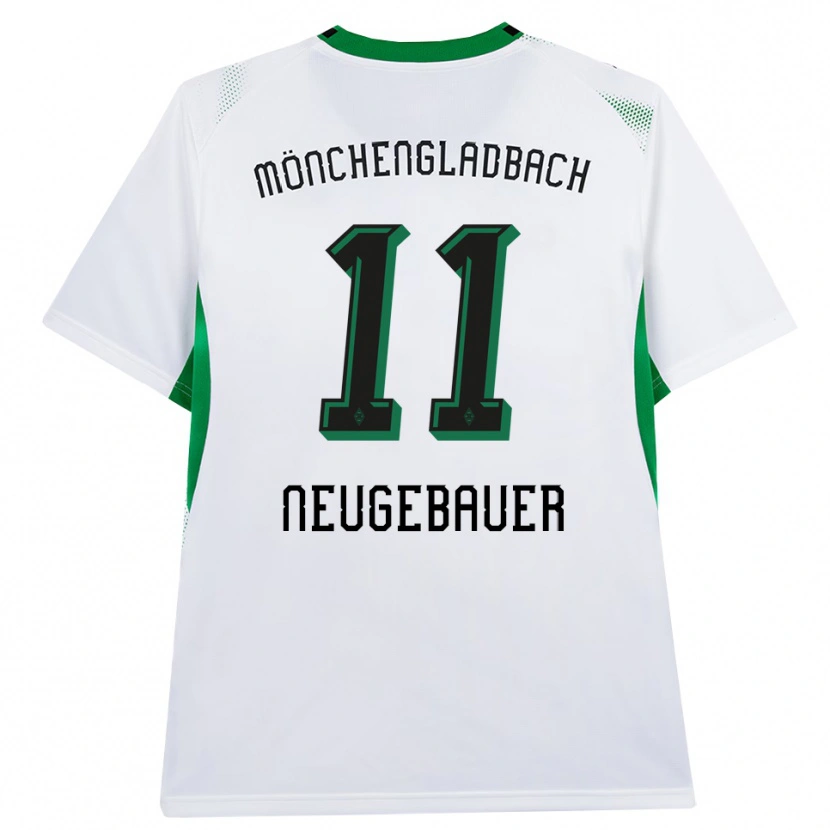 Danxen Mujer Camiseta Simon Neugebauer #11 Blanco Negro Verde 1ª Equipación 2026/27 La Camisa