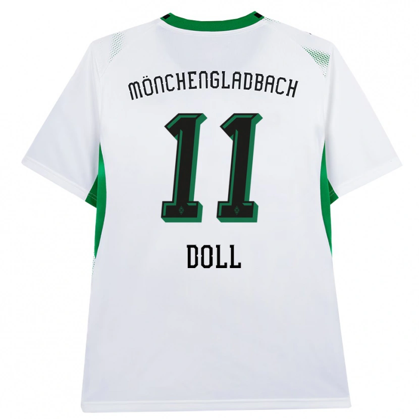 Danxen Mujer Camiseta Leo Doll #11 Blanco Negro Verde 1ª Equipación 2026/27 La Camisa