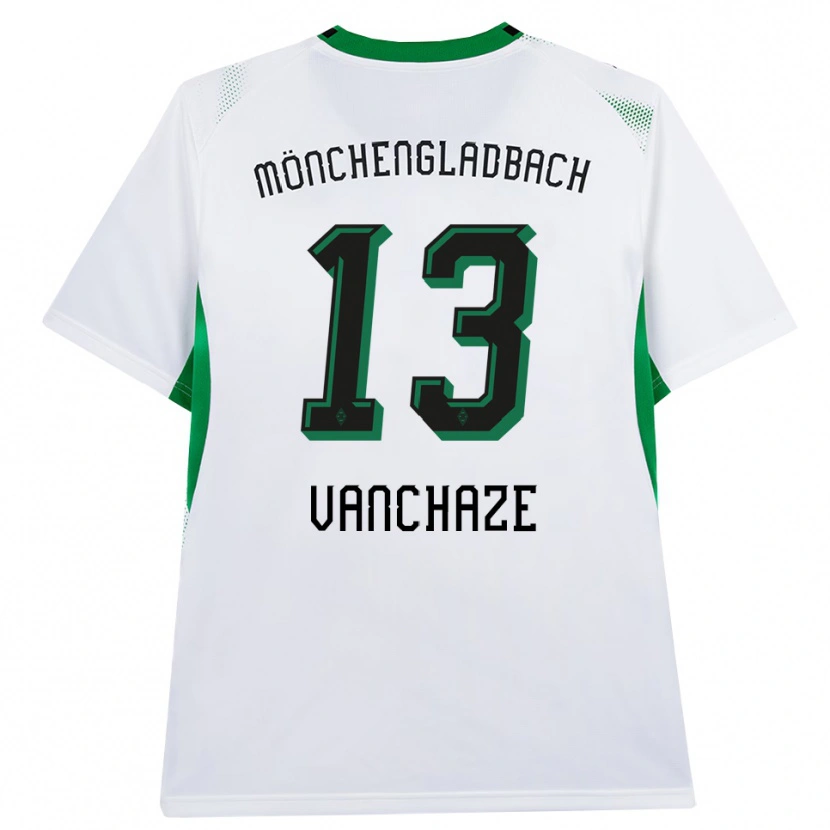 Danxen Mujer Camiseta Charly Vanchaze #13 Blanco Negro Verde 1ª Equipación 2026/27 La Camisa