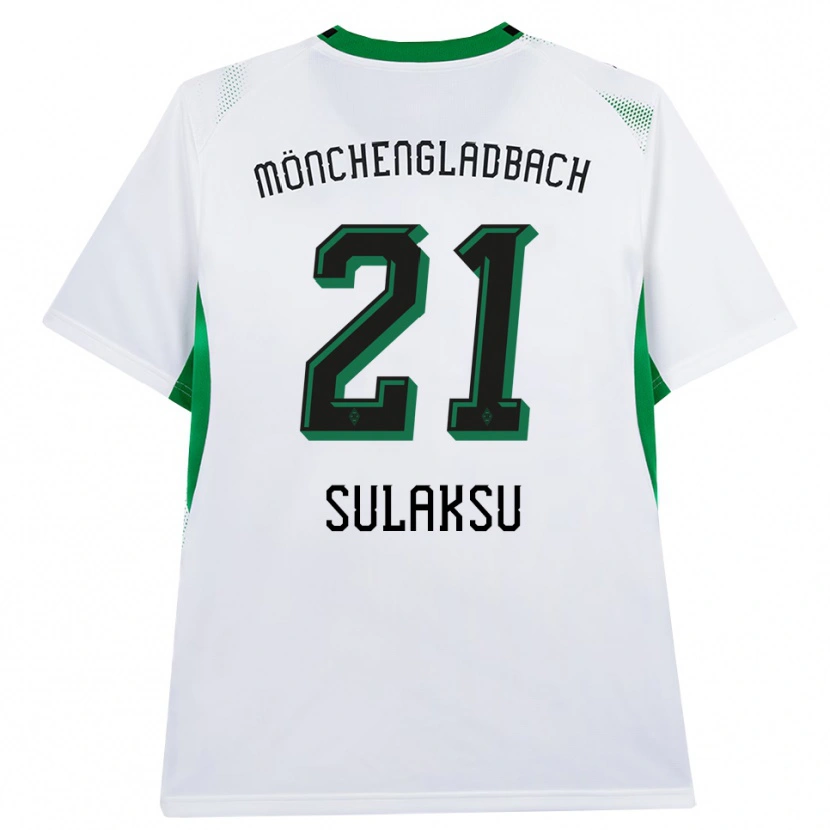 Danxen Mujer Camiseta Ozan Sulaksu #21 Blanco Negro Verde 1ª Equipación 2026/27 La Camisa