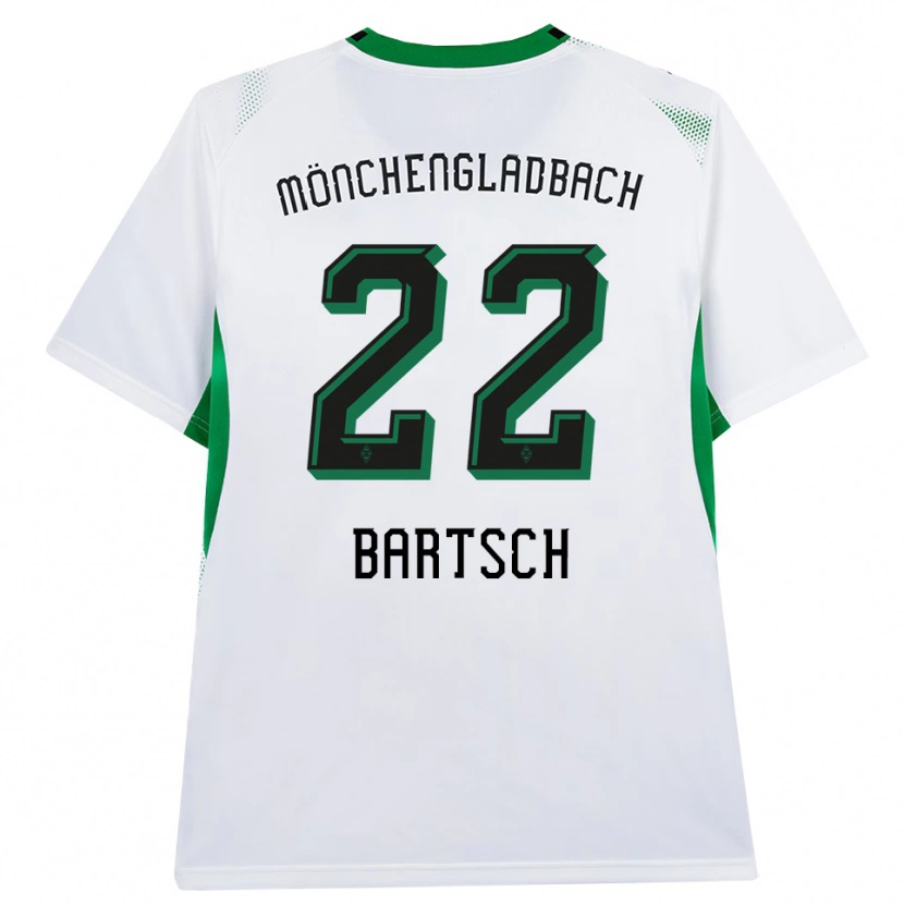 Danxen Mujer Camiseta Kristina Bartsch #22 Blanco Negro Verde 1ª Equipación 2026/27 La Camisa