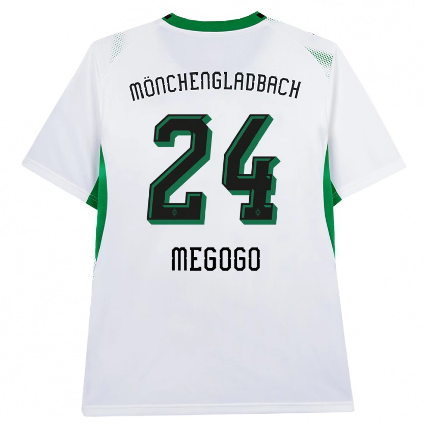 Danxen Mujer Camiseta Destini Megogo #24 Blanco Negro Verde 1ª Equipación 2026/27 La Camisa