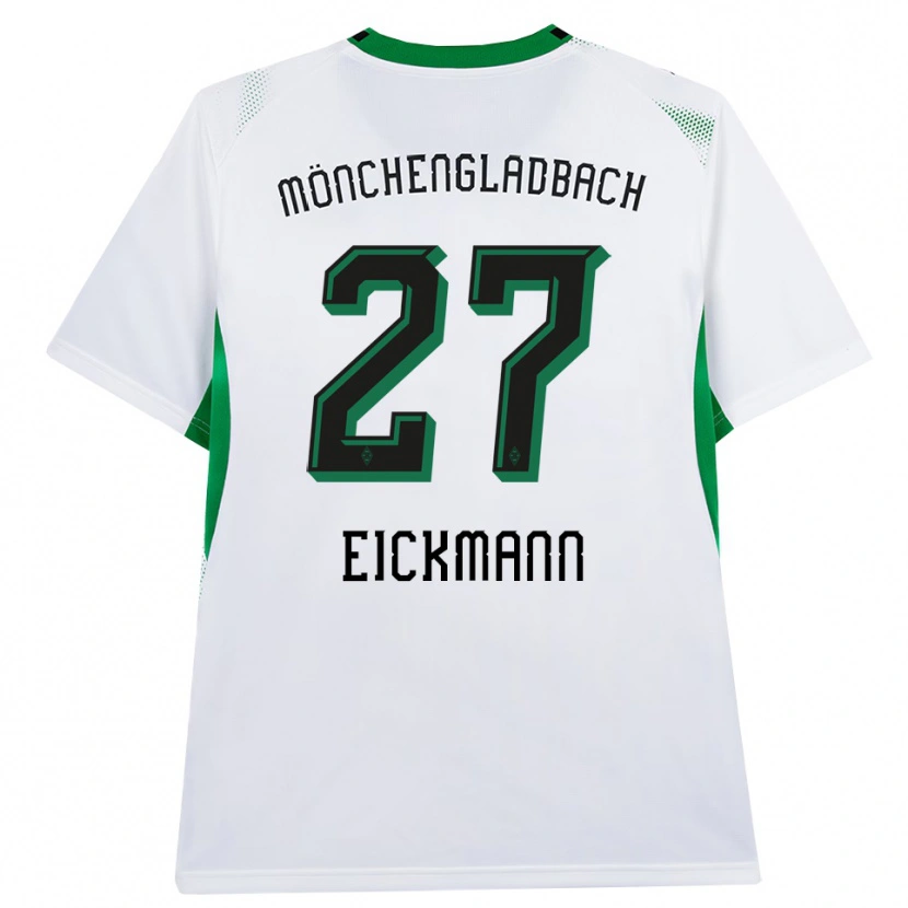 Danxen Mujer Camiseta Mia Eickmann #27 Blanco Negro Verde 1ª Equipación 2026/27 La Camisa