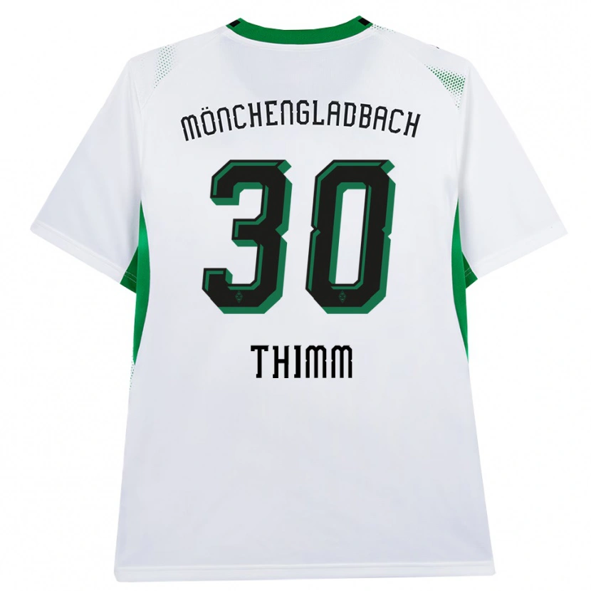 Danxen Mujer Camiseta Joshua Thimm #30 Blanco Negro Verde 1ª Equipación 2026/27 La Camisa