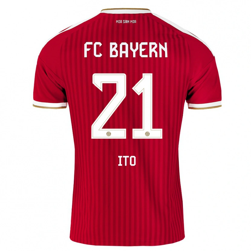 Danxen Mujer Camiseta Hiroki Ito #21 Rojo Blanco Azul 1ª Equipación 2026/27 La Camisa