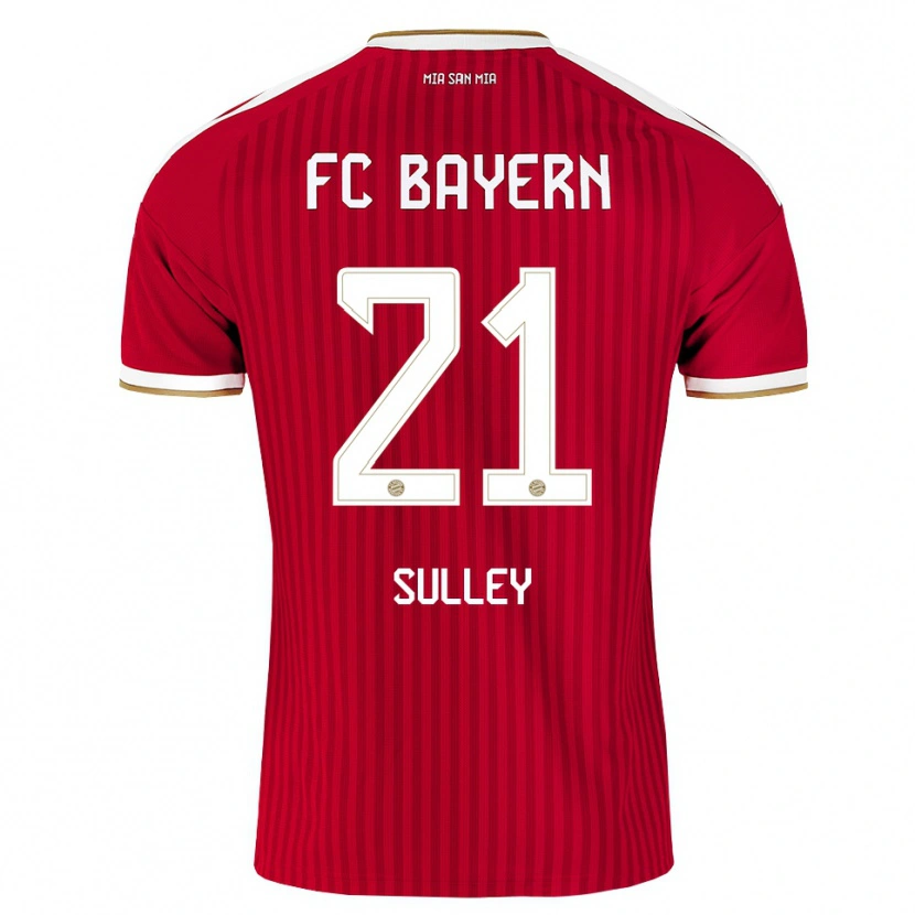 Danxen Mujer Camiseta Williams Baffour Sulley #21 Rojo Blanco Azul 1ª Equipación 2026/27 La Camisa