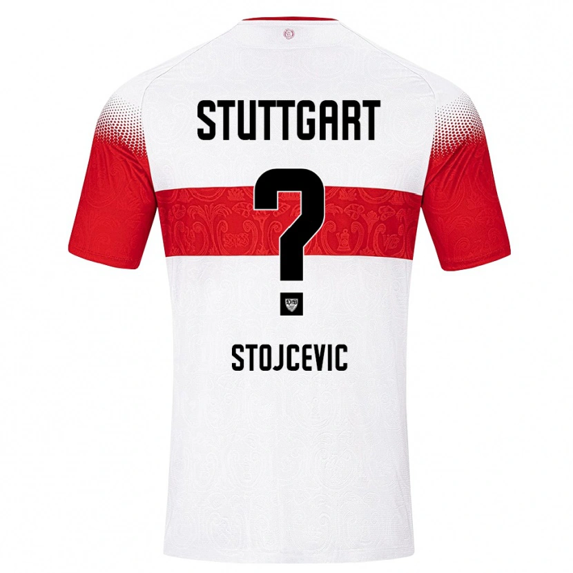 Danxen Mujer Camiseta Martin Stojcevic #0 Blanco Rojo Amarillo 1ª Equipación 2026/27 La Camisa