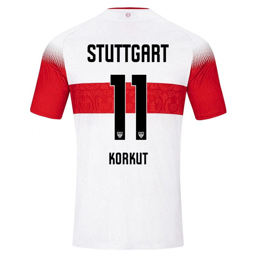 Danxen Mujer Camiseta Efe Korkut #11 Blanco Rojo Amarillo 1ª Equipación 2026/27 La Camisa