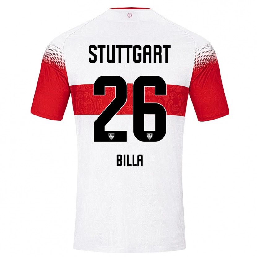 Danxen Mujer Camiseta Nicole Billa #26 Blanco Rojo Amarillo 1ª Equipación 2026/27 La Camisa