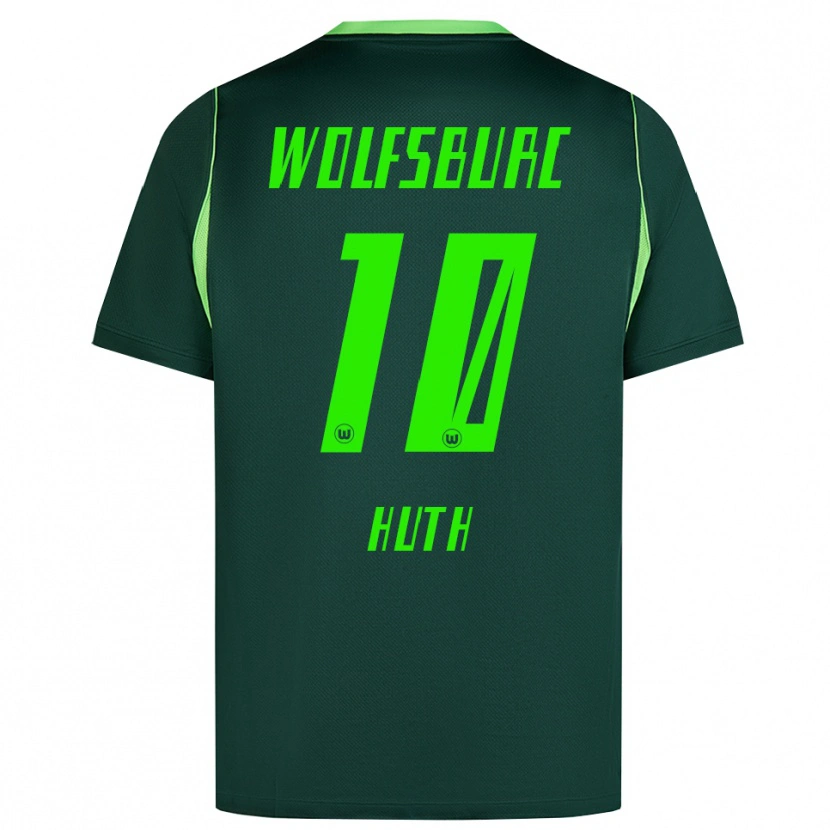 Danxen Mujer Camiseta Svenja Huth #10 Verde Oscuro Blanco 1ª Equipación 2026/27 La Camisa