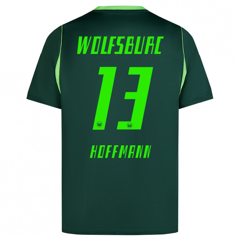 Danxen Mujer Camiseta Nils Hoffmann #13 Verde Oscuro Blanco 1ª Equipación 2026/27 La Camisa