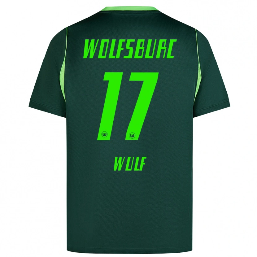 Danxen Mujer Camiseta Diego Wulf #17 Verde Oscuro Blanco 1ª Equipación 2026/27 La Camisa