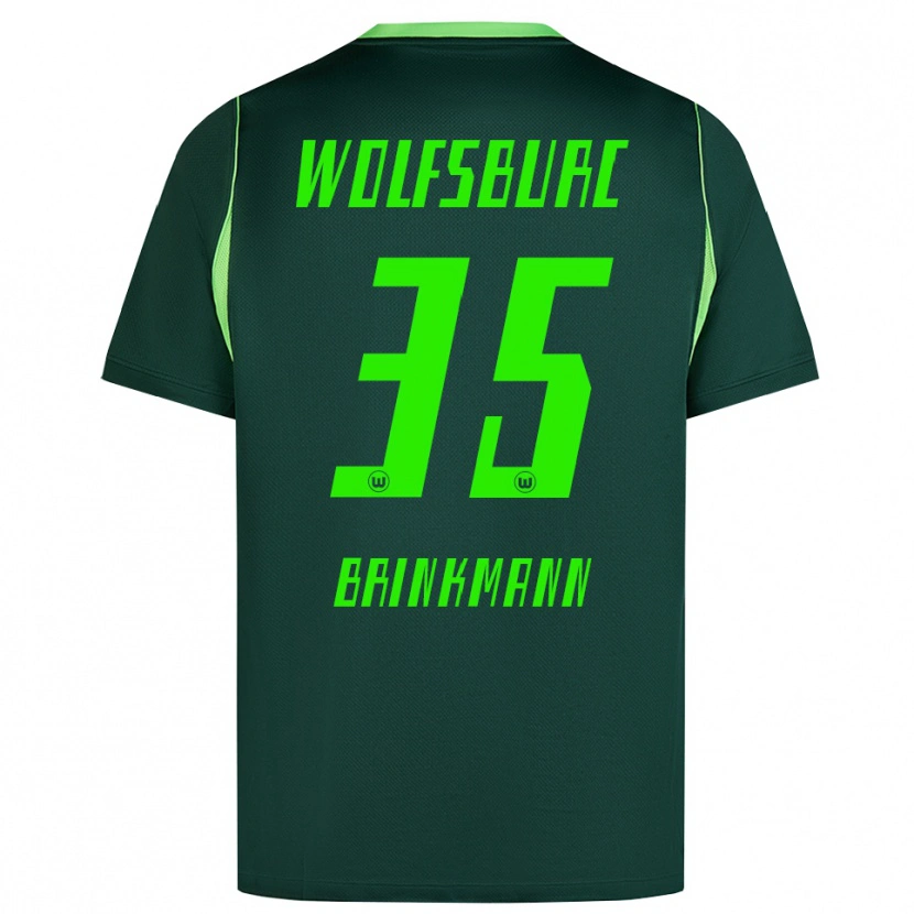 Danxen Mujer Camiseta Karla Brinkmann #35 Verde Oscuro Blanco 1ª Equipación 2026/27 La Camisa