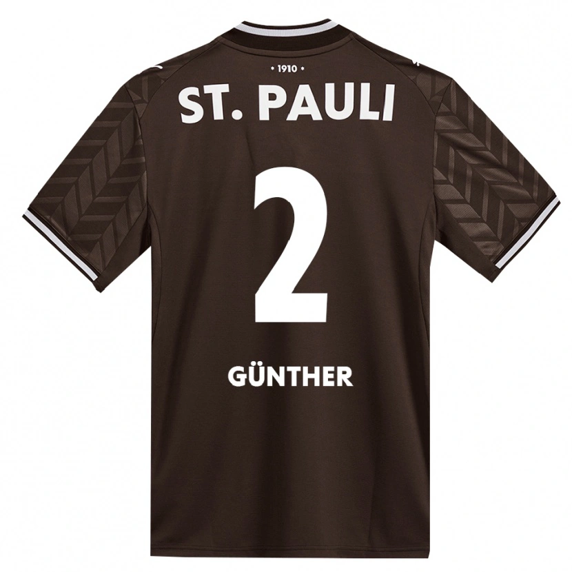 Danxen Mujer Camiseta Luca Günther #2 Café Blanco 1ª Equipación 2026/27 La Camisa