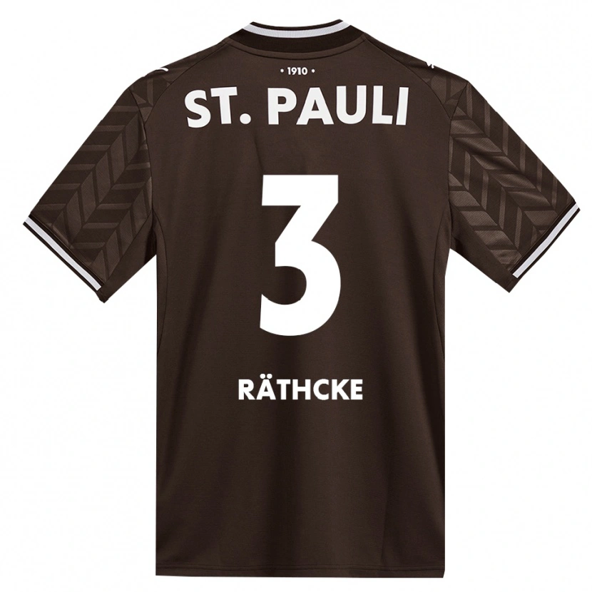 Danxen Mujer Camiseta Ole Räthcke #3 Café Blanco 1ª Equipación 2026/27 La Camisa