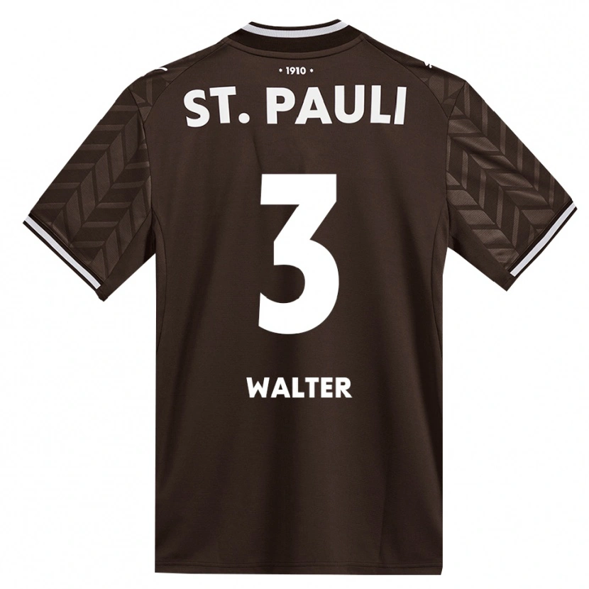 Danxen Mujer Camiseta Maximilian Walter #3 Café Blanco 1ª Equipación 2026/27 La Camisa