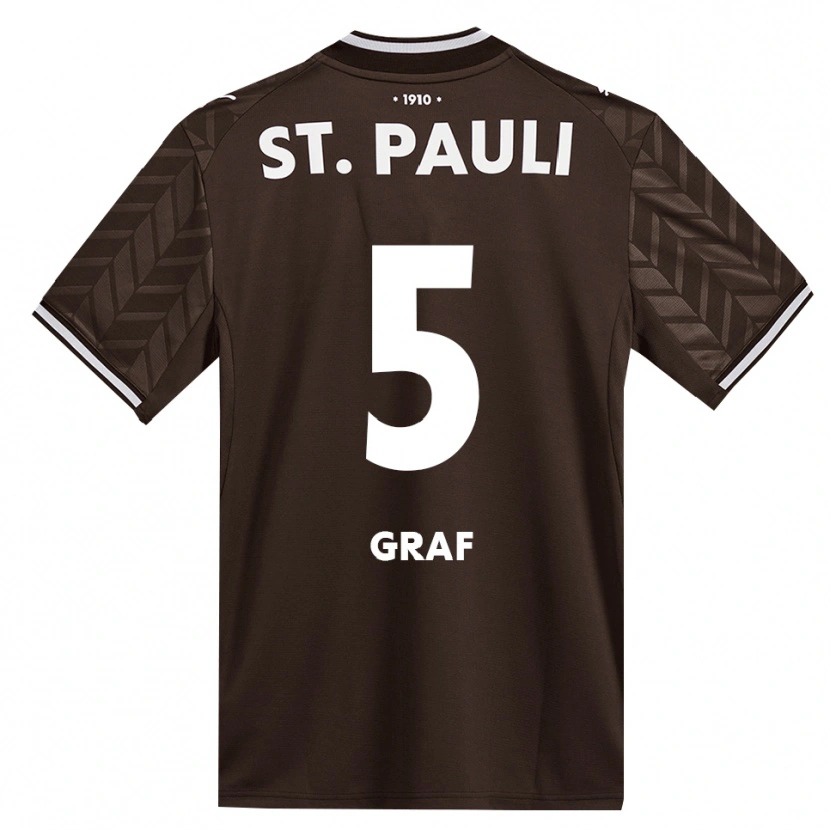 Danxen Mujer Camiseta Alexander Graf #5 Café Blanco 1ª Equipación 2026/27 La Camisa