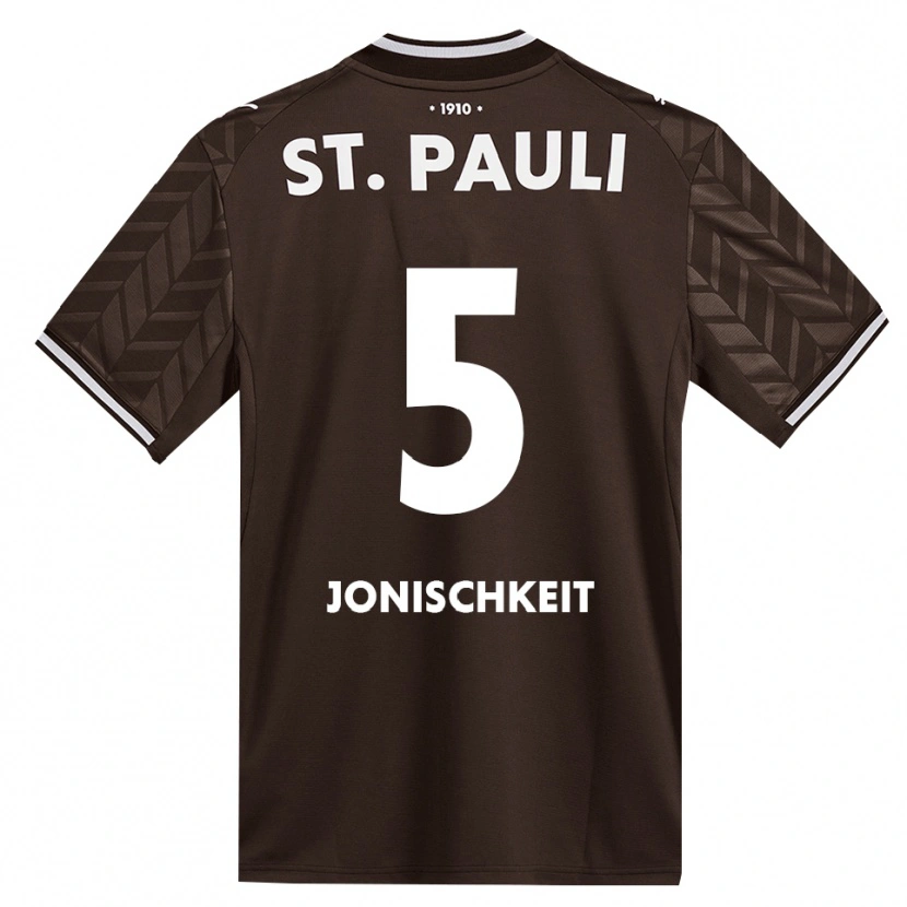 Danxen Mujer Camiseta Jamal Jonischkeit #5 Café Blanco 1ª Equipación 2026/27 La Camisa