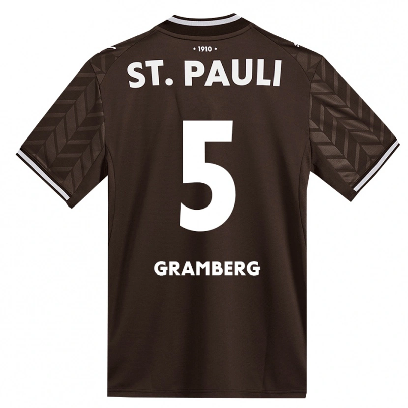 Danxen Mujer Camiseta Jamel Gramberg #5 Café Blanco 1ª Equipación 2026/27 La Camisa