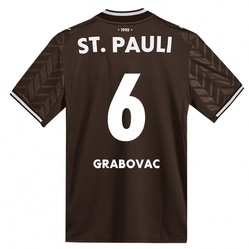 Danxen Mujer Camiseta Danijel Grabovac #6 Café Blanco 1ª Equipación 2026/27 La Camisa