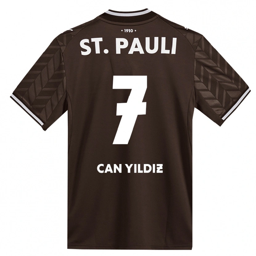 Danxen Mujer Camiseta Emre Can Yildiz #7 Café Blanco 1ª Equipación 2026/27 La Camisa