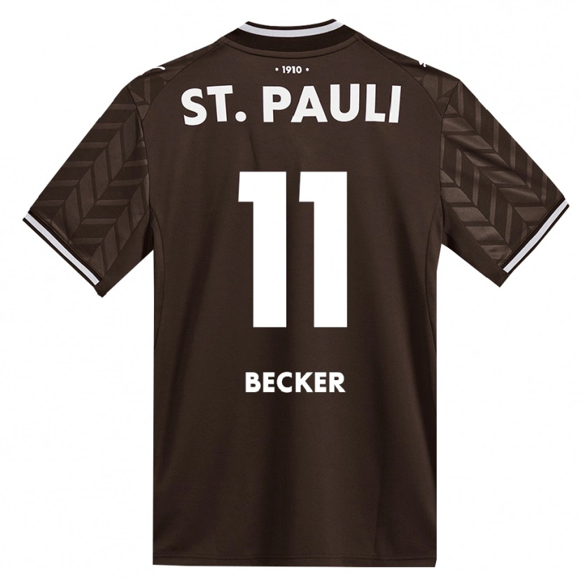 Danxen Mujer Camiseta Jesper Becker #11 Café Blanco 1ª Equipación 2026/27 La Camisa