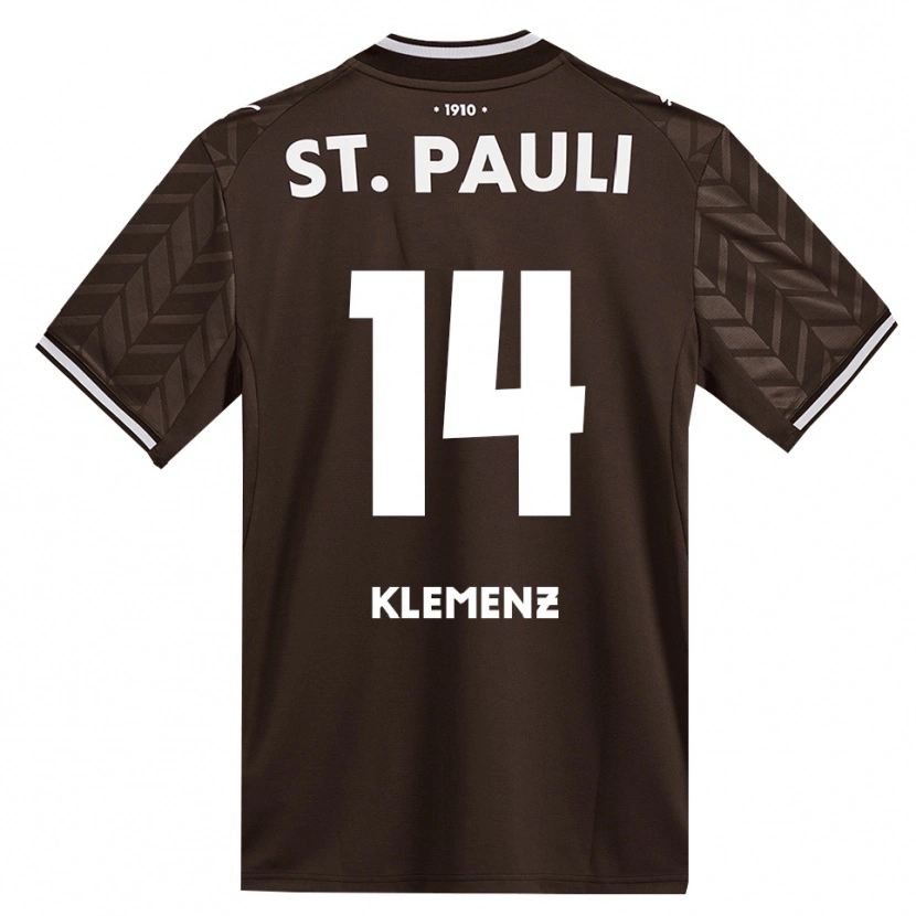 Danxen Mujer Camiseta Julian Klemenz #14 Café Blanco 1ª Equipación 2026/27 La Camisa