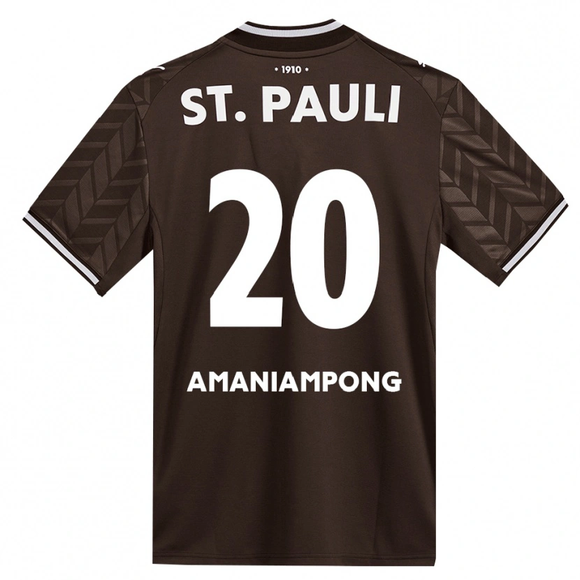 Danxen Mujer Camiseta Marces Amaniampong #20 Café Blanco 1ª Equipación 2026/27 La Camisa
