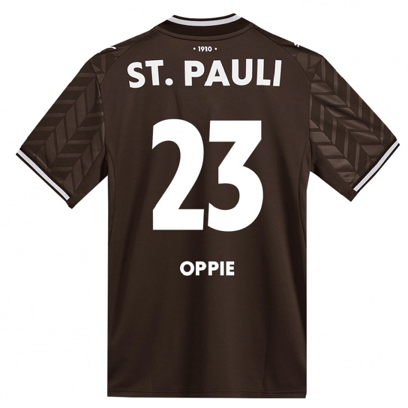 Danxen Mujer Camiseta Louis Oppie #23 Café Blanco 1ª Equipación 2026/27 La Camisa