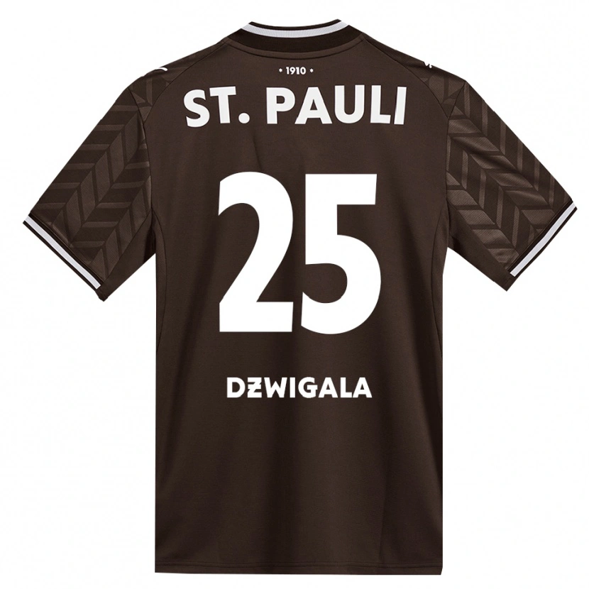 Danxen Mujer Camiseta Adam Dzwigala #25 Café Blanco 1ª Equipación 2026/27 La Camisa