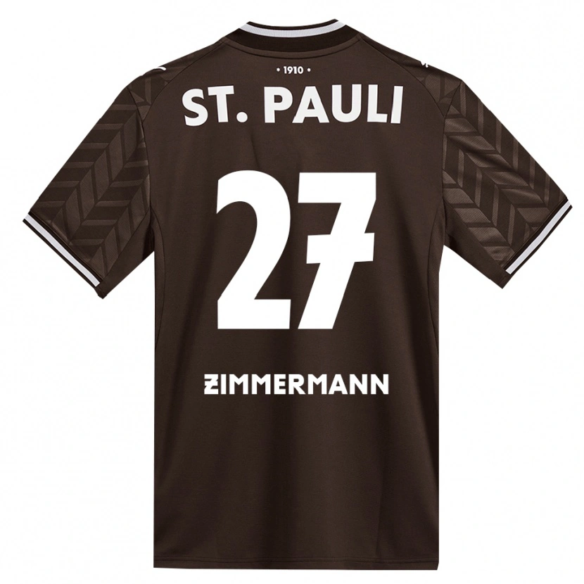 Danxen Mujer Camiseta Tara Zimmermann #27 Café Blanco 1ª Equipación 2026/27 La Camisa