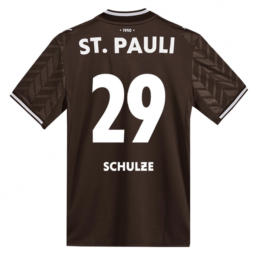 Danxen Mujer Camiseta Lucas Schulze #29 Café Blanco 1ª Equipación 2026/27 La Camisa