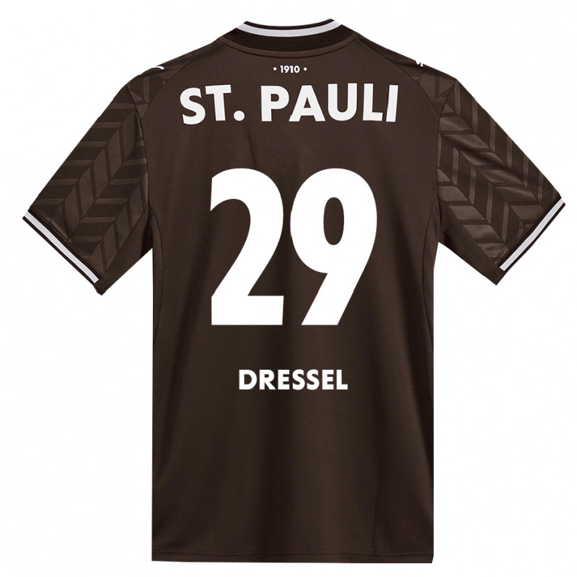 Danxen Mujer Camiseta Henry Dressel #29 Café Blanco 1ª Equipación 2026/27 La Camisa