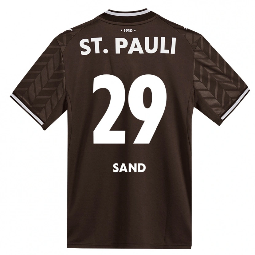 Danxen Mujer Camiseta Christoffer Sand #29 Café Blanco 1ª Equipación 2026/27 La Camisa