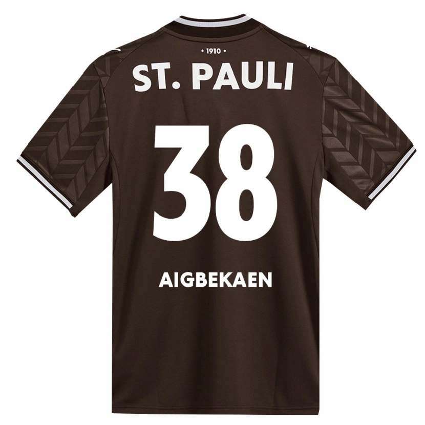 Danxen Mujer Camiseta Romeo Aigbekaen #38 Café Blanco 1ª Equipación 2026/27 La Camisa