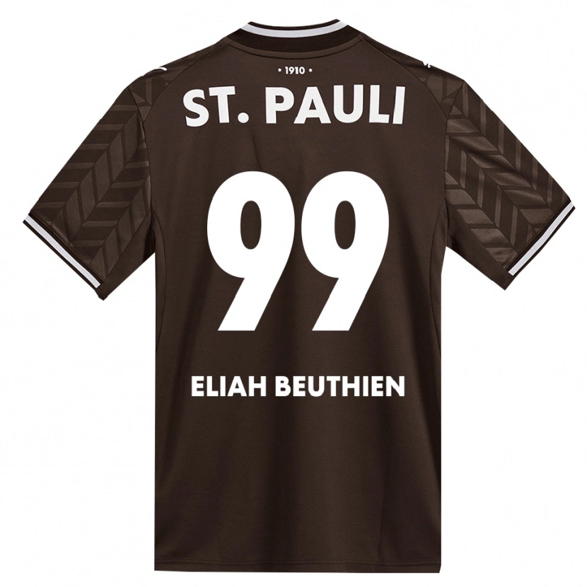 Danxen Mujer Camiseta Jaron Eliah Beuthien #99 Café Blanco 1ª Equipación 2026/27 La Camisa
