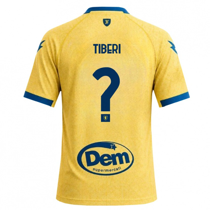 Danxen Mujer Camiseta Gianluca Tiberi #0 Caqui Negro Azul 1ª Equipación 2026/27 La Camisa