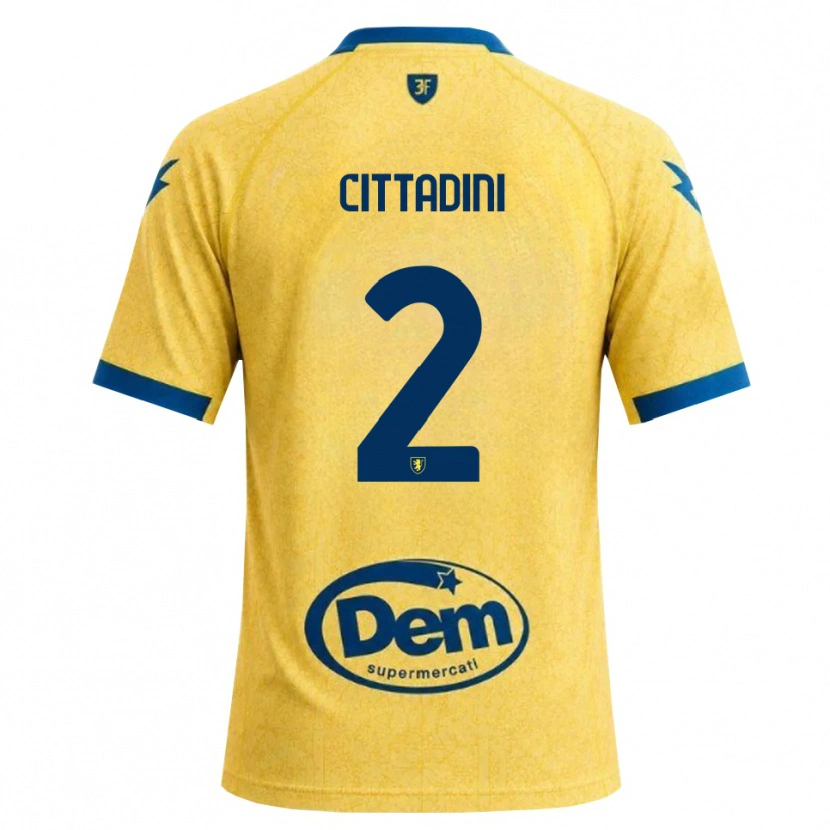 Danxen Mujer Camiseta Giorgio Cittadini #2 Caqui Negro Azul 1ª Equipación 2026/27 La Camisa