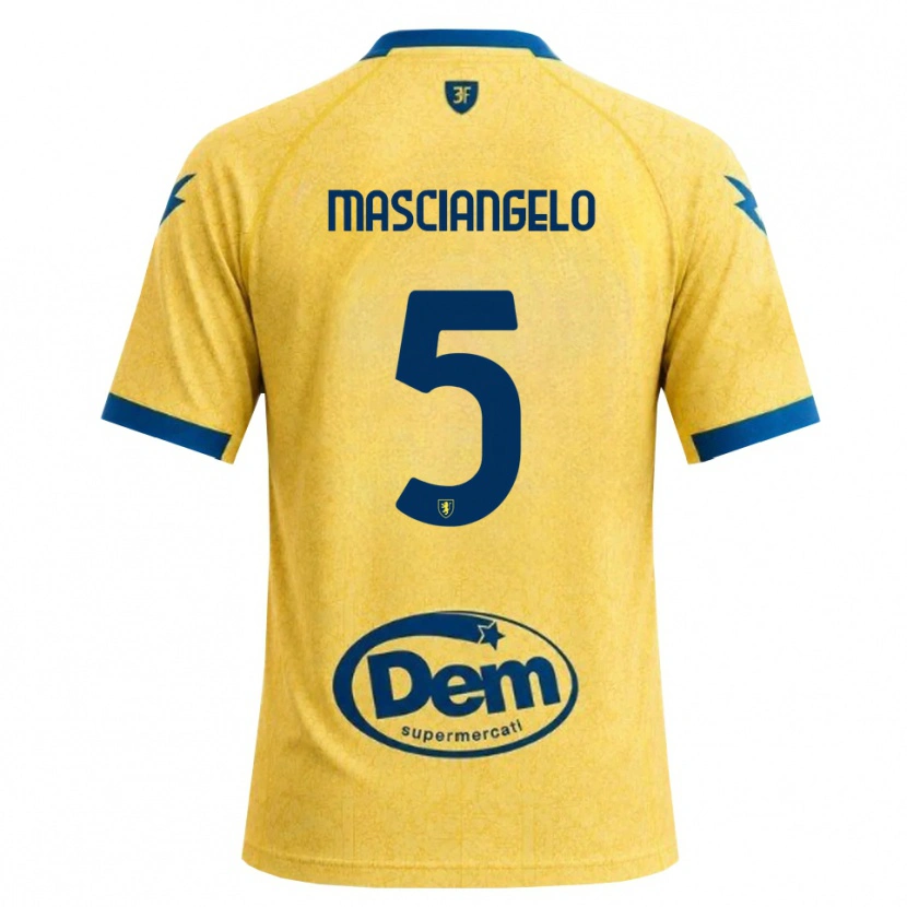 Danxen Mujer Camiseta Edoardo Masciangelo #5 Caqui Negro Azul 1ª Equipación 2026/27 La Camisa