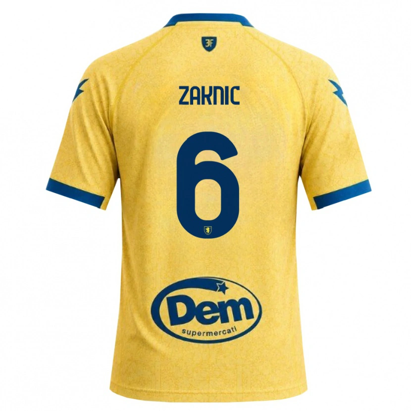 Danxen Mujer Camiseta Lazar Zaknic #6 Caqui Negro Azul 1ª Equipación 2026/27 La Camisa
