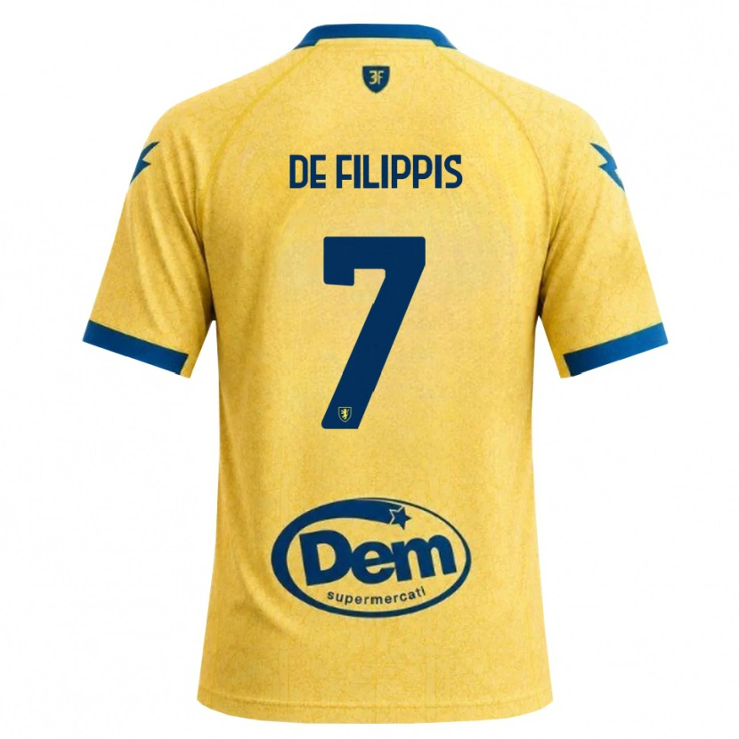 Danxen Mujer Camiseta Walter De Filippis #7 Caqui Negro Azul 1ª Equipación 2026/27 La Camisa