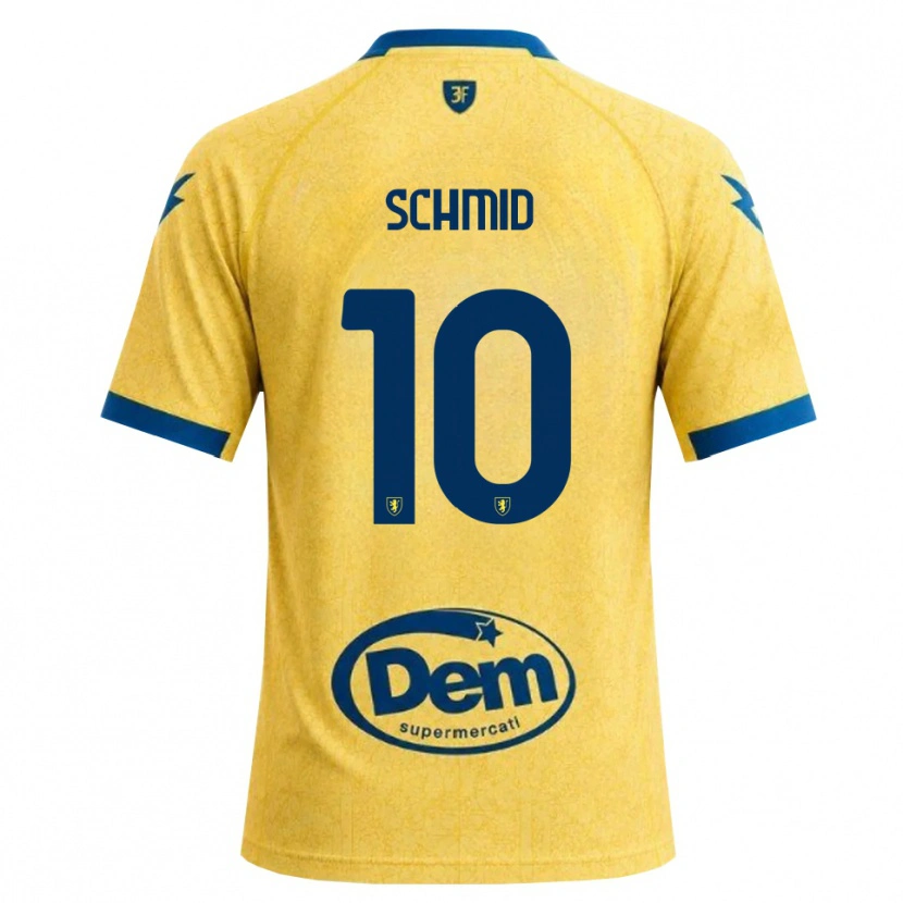 Danxen Mujer Camiseta Romano Schmid #10 Caqui Negro Azul 1ª Equipación 2026/27 La Camisa