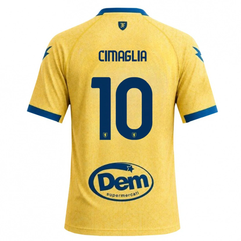 Danxen Mujer Camiseta Marco Cimaglia #10 Caqui Negro Azul 1ª Equipación 2026/27 La Camisa